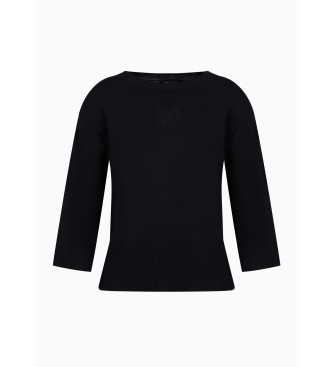 Armani Exchange Czarny sweter