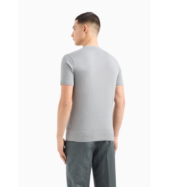 Armani Exchange Grey knitted T-shirt