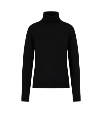 Armani Exchange Black turtleneck jumper