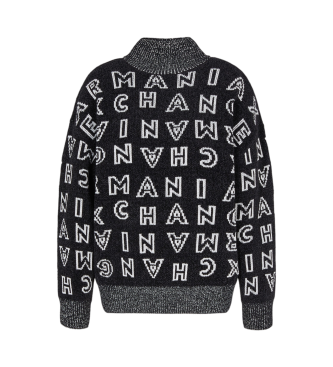 Armani Exchange Sweter z golfem czarny