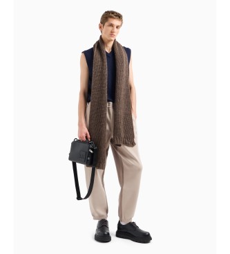 Armani Exchange Navy Waistcoat Pullover