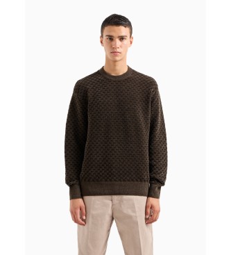 Armani Exchange Green polyester blend jumper