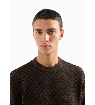 Armani Exchange Green polyester blend jumper