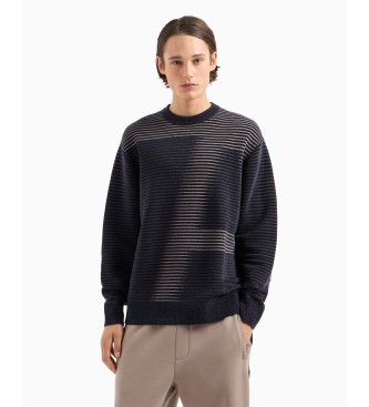 Armani Exchange Crewneck-trja marin