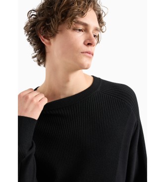 Armani Exchange Pull  manches longues noir