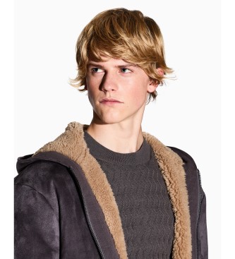 Armani Exchange Dunkelgrner Pullover