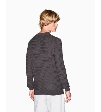 Armani Exchange Dunkelgrner Pullover