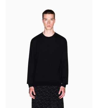 AIX Armani Exchange Maglia nera con design
