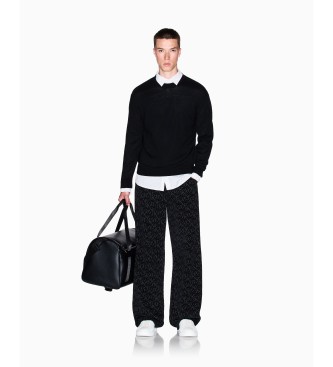 AIX Armani Exchange Maglia nera con design