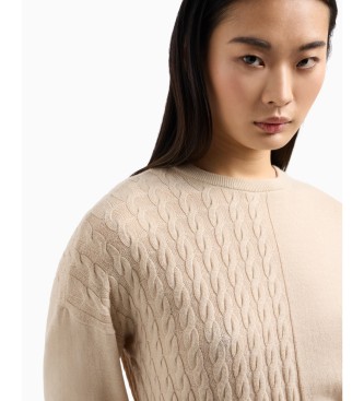 Armani Exchange Jersey Regular beige