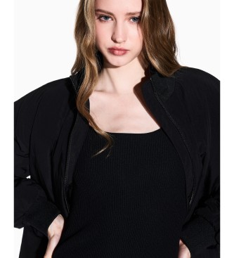 A|X Armani Exchange Black ribbed T-shirt