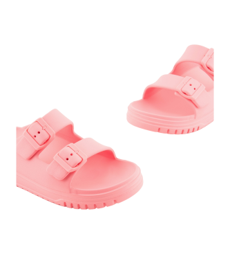 Armani Exchange Chanclas monobloque rosa