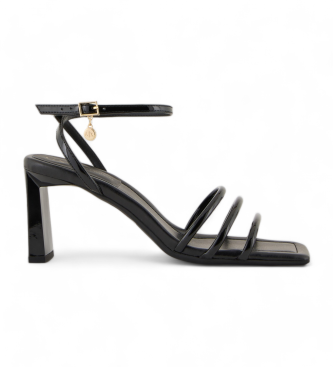 Armani Exchange Schwarze Sandaletten mit Absatz