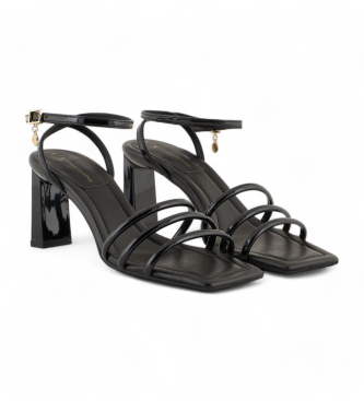 Armani Exchange Schwarze Sandaletten mit Absatz