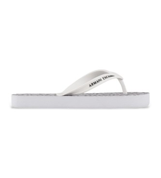 Armani Exchange Flip-flops XDQ010 sort, hvid