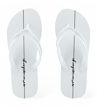 Armani Exchange Flip-flops XDQ010 hvid