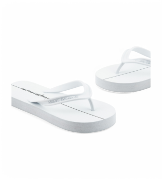 Armani Exchange Chanclas XDQ010 blanco