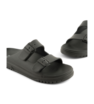 Armani Exchange Soul slide sandaler sort