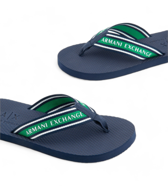 Armani Exchange Flip-flops Dubbel grn