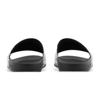 Armani Exchange Flip-flops med logo, sort, hvid