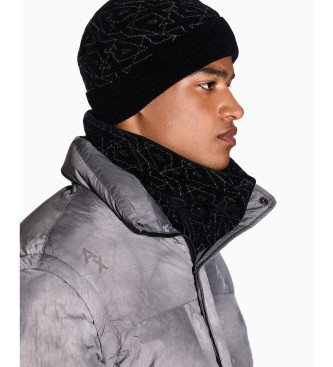 Armani Exchange Gola com logtipo preto integrado