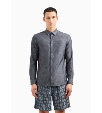 Armani Exchange LS Skjorta svart