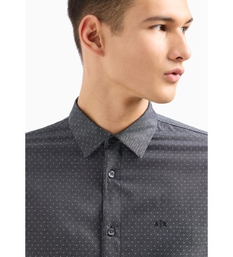 Armani Exchange Camisa LS preta