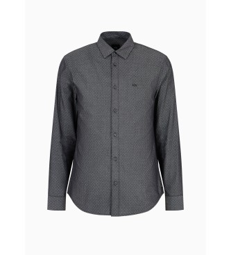 Armani Exchange Camisa LS negro