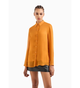 Armani Exchange Chemise en mousseline ASV orange