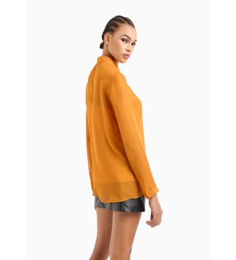 Armani Exchange Chemise en mousseline ASV orange