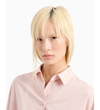 Armani Exchange Langrmet skjorte med drop shoulder pink