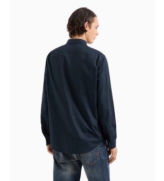 Armani Exchange Long sleeve navy shirt