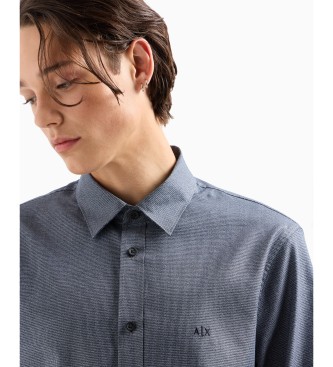 Armani Exchange Camisa De Manga Larga gris