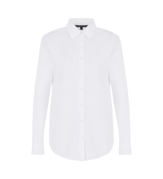 Armani Exchange Camicia in popeline bianco