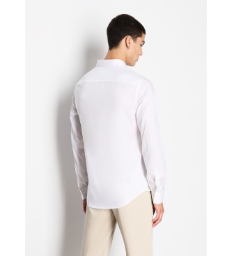 Armani Exchange Klasyczna biała koszula