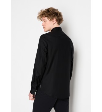Armani Exchange Klasyczna koszula w kolorze czarnym