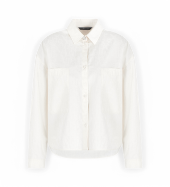 Armani Exchange Camisa com colarinho branco