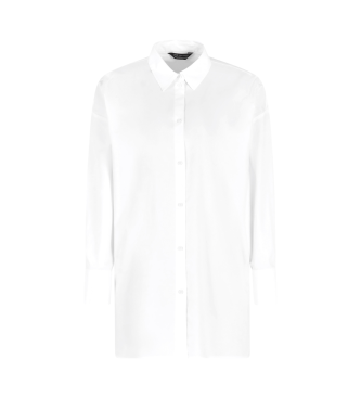 Armani Exchange Camisa de manga comprida branca