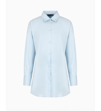 Armani Exchange Bl asymmetrisk skjorta