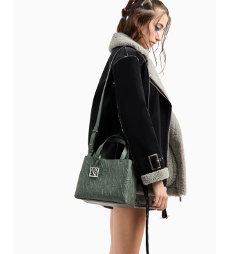 Armani Exchange Bolso Shopping verde