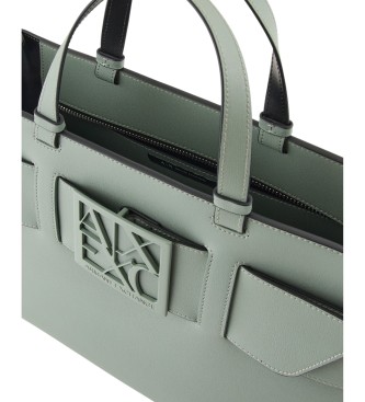 Armani Exchange Grne Einkaufstaschen