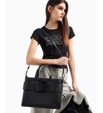 Armani Exchange Borsa della spesa nera