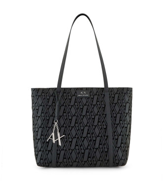 Armani Exchange Schwarze Einkaufstasche