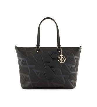 Armani Exchange Borsa quadrata nera