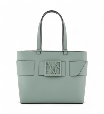 Armani Exchange Grne Shopper-Tasche