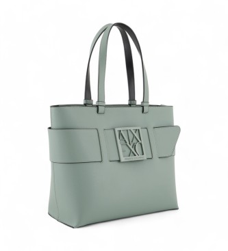 Armani Exchange Grne Shopper-Tasche