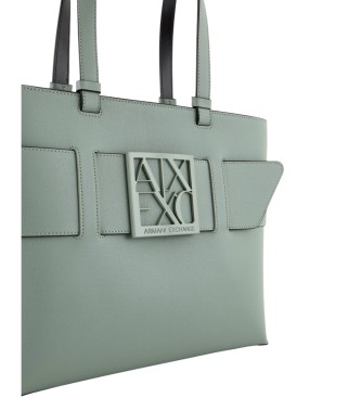 Armani Exchange Grne Shopper-Tasche