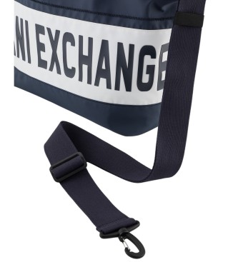 Armani Exchange Navy shopping bag