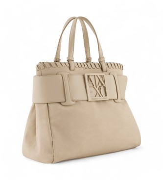 Armani Exchange Beige shoppingvska