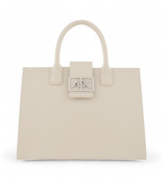 Armani Exchange Saco tote bege